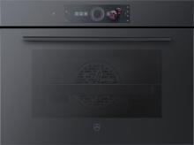 Духовой шкаф V-ZUG Combair V2000 45 черное стекло C2T-21048