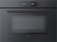 Паровой шкаф V-ZUG CombiSteamer V6000 45M PowerSteam черное стекло CSM6T-23041