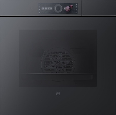 Паровой шкаф V-ZUG CombairSteamer V6000 60 черное стекло/AutoDoor CS6T-23049