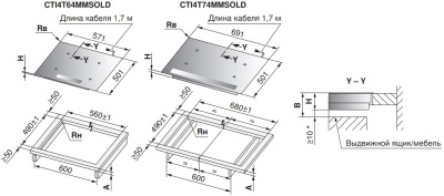 Варочная панель V-ZUG CookTopInduction V4000 CTI4T64MMSOLD